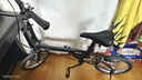 大行（DAHON）折疊自行車16英寸YUKI超輕迷你便攜男女式通勤單車KT610 黑色  曬單實(shí)拍圖