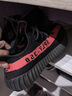 阿迪達斯Yeezy350黑粉椰子夏日透氣青少年學(xué)生運動(dòng)休閑鞋 37 曬單實(shí)拍圖
