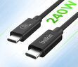 貝爾金（BELKIN）雷電拓展投屏 USB4全功能數(shù)據(jù)線(xiàn) 1.2米兼容雷電3傳輸4K@60Hz Type-C線(xiàn) 240W快充 20Gbps 曬單實(shí)拍圖