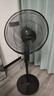 格力（GREE）電風(fēng)扇家用大風(fēng)量五葉立式落地扇 客廳宿舍定時(shí)轉頁(yè)扇搖頭循環(huán)對流換氣扇可升降機械電扇 FD-4012-WG 黑色 曬單實(shí)拍圖