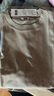 優(yōu)衣庫男女裝大師T AIRism寬松圓領(lǐng)T恤五分袖短袖475355 465185 475355/02淺灰色 XL /180/108B 曬單實(shí)拍圖