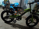 鳳凰（Phoenix）兒童自行車鳳凰自行車3-6歲兒童單車小孩自行車6-10歲兒童自行車 18寸頂配綠丨一體輪+側(cè)支撐+禮包 曬單實拍圖