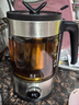 西麥（CIMI）煮茶壺黑茶煮茶器噴淋式蒸茶壺全自動加厚玻璃花茶養(yǎng)生壺電熱燒水電燒茶壺CM-PC1030（雙網(wǎng)） 曬單實拍圖