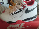 耐克（NIKE）官方艦店男鞋秋季運動(dòng)鞋AIR FLIGHT 89氣墊休閑鞋AJ4兄弟跑步鞋 白/黑/大學(xué)紅/AJ4兄弟款 40 曬單實(shí)拍圖