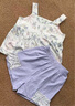 DOMIAMIA兒童家居服兩件套吊帶睡衣公主裙中大童衣服春夏套裝 蔓花密語(yǔ) 90 曬單實(shí)拍圖