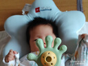 Hoag（霍格）嬰兒定型枕糾正頭型0-6-12月矯正新生兒寶寶枕頭護頸神器 白+藍色 【母嬰A類一等品】 曬單實拍圖