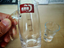 青蘋(píng)果（QINGPINGGUO） 水晶白酒杯套裝家用玻璃分酒器小號一口杯中式創(chuàng  )意白酒酒盅飯店 水晶分酒器100x6+一口杯15x6 曬單實(shí)拍圖