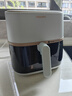 飛利浦（PHILIPS）家用多功能空氣炸鍋 透明可視化免翻面 金屬內(nèi)腔 大容量5升 燉烤炸焗一體 清涼暑假 HD9455 曬單實(shí)拍圖