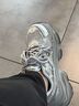 爾山集松糕鞋女厚底鞋老爹鞋夏季小個(gè)子增高2025秋季銀色百搭休閑運動(dòng)鞋 銀色 37 曬單實(shí)拍圖