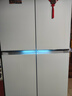 美的（Midea）熊墩墩系列603雙系統純平全嵌Max超凈除菌十字四開(kāi)門(mén)一級無(wú)霜國家補貼家用電冰箱BCD-603WUSPZM(E) 曬單實(shí)拍圖