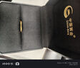 中國黃金（CHINA GOLD）莫比烏斯環(huán)黃金戒指女足金素圈戒指七夕情人節(jié)禮物送女友老婆 莫比烏斯戒指約0.5g【甄選禮盒】 12圈口 曬單實拍圖