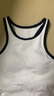 lululemon丨Ebb to Street女士短款工字運動背心*Contrast LW1EWFS 白/黑 XS /4 曬單實拍圖
