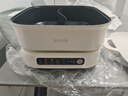 蘇泊爾（SUPOR）鴛鴦鍋電火鍋 可換烤盤 家用6L多功能料理鍋烤涮一體火鍋專用鍋火鍋鍋烤肉鍋電烤盤H60FC187AY 曬單實拍圖