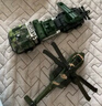 寶樂(lè)星兒童玩具車(chē)模合金車(chē)殼男孩生日禮物挖掘工程車(chē)套裝軍事6只裝 曬單實(shí)拍圖