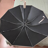 左都（ZUODU）全自動(dòng)晴雨傘三折傘晴雨兩用折疊傘女黑膠防曬防紫外線便攜遮陽傘 曬單實(shí)拍圖