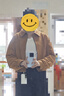 茵曼復(fù)古休閑麂皮絨短外套2025秋季女裝新款通勤百搭顯瘦翻領(lǐng)夾克 咖色 M 曬單實(shí)拍圖