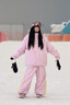 酷峰【極光】滑雪服套裝2025新款專業(yè)3L雪衣雪褲女男外套單板雙板裝備 粉躍上衣【3L單層】 M 曬單實拍圖