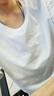京東京造短袖T恤女10A抗菌夏季新款修身顯瘦女裝抑菌防汗 白色圓領(lǐng) M 曬單實(shí)拍圖