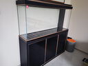 森森（SUNSUN）大型魚(yú)缸底過(guò)濾水族箱客廳家用落地玻璃生態(tài)金魚(yú)缸 超白款升級(jí)底濾 1.5米長(zhǎng)35cm寬（黑白可選） 曬單實(shí)拍圖