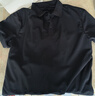GLM短袖t恤男透氣夏季翻領(lǐng)polo衫速干T恤冰絲感休閑運(yùn)動上衣黑色2XL 曬單實(shí)拍圖