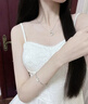 憶瑾S999純銀月光蝴蝶項鏈女輕奢小眾設計感月亮飾品高級感鎖骨鏈禮物 [精美禮盒]999足銀-蝴蝶項鏈 曬單實(shí)拍圖