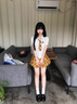 蝶嬌諾（DIEJIAONUO）連衣裙子女夏季2025新款韓系氛圍美式JK制服套裝女夏季學(xué)院風(fēng)辣妹 圖片色套裝 S 曬單實(shí)拍圖