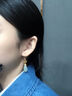 老鳳祥金枝玉蘭和田玉耳環(huán)女2025新款銀耳釘氣質女士生日禮物女生實用 金枝玉蘭耳環(huán)-經典品牌禮盒 曬單實拍圖