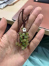 松冊青提掛件手工diy材料包仿真葡萄手串自制包包掛件送女友閨蜜禮物 diy青提+鈴蘭花掛件-材料包 曬單實(shí)拍圖