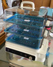 九陽(yáng)（Joyoung）電蒸鍋24L三層大容量家用多功能電蒸箱蒸螃蟹多用途蒸鍋全透明視窗不銹鋼蒸片GZ578【九陽(yáng)漫生活】 曬單實(shí)拍圖
