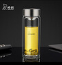 希諾雙層玻璃杯抗菌隔熱高檔車(chē)載水杯男2025新款鈦杯泡茶杯子X(jué)N-9103K 曬單實(shí)拍圖