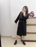 ZHR馬丁靴女冬復(fù)古厚底英倫短靴子女單里增高切爾西靴 K288 黑色 37 曬單實(shí)拍圖