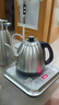 金灶（KAMJOVE）電熱水壺自動上水電茶爐 手柄上水燒水保溫一體全自動恒溫?zé)崴畨嘏莶鑼Ｓ貌枧_燒水壺一體 FM-7銀色 0.9L 曬單實拍圖