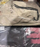 曙影（SHUYING）夏季短袖套裝男休閑潮流痞帥搭配男裝冰絲長褲寬松t恤時尚兩件套 【兩件】BV深灰+冰絲米白 2XL 曬單實拍圖