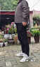 優(yōu)衣庫男裝女裝休閑拉鏈短茄克外套巴恩風(fēng)翻領(lǐng)夾克478230 480827 478230/57深橄欖色 XL /180/108B 曬單實(shí)拍圖