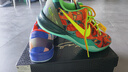 耐克NIKE七夕情人節(jié)禮物男籃球鞋科比8 KOEB運(yùn)動(dòng)鞋HM9621-900橙藍(lán)42 曬單實(shí)拍圖