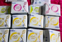 ABC日夜衛(wèi)生巾組合 姨媽巾套裝KMS纖薄10包70片(日用48片+夜用22片) 曬單實拍圖