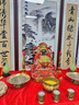 黃銅財神爺供奉神像2025年新款店鋪家用文財神爺大號九龍財神擺件 彩繪40號九龍財神爺 曬單實拍圖