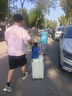 DULA五輪大容量行李箱杯架旅行箱充電拉桿箱密碼箱皮箱子抹茶綠26英寸 曬單實(shí)拍圖