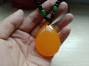 金石通老蜜蠟吊墜毛衣鏈水滴琥珀長款項(xiàng)鏈二代雞油黃蜜蠟吊墜男女款掛墜 水滴+翡翠編織繩 曬單實(shí)拍圖