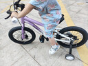 鳳凰兒童自行車兒童山地學(xué)生車小孩單車帶輔助輪3-6-10-12歲小中大童 烏梅紫丨單速輻條輪+雙碟剎+禮包 16寸 曬單實拍圖