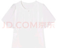 香影泡泡袖白色t恤女2026夏季新款甜美減齡拼接棉質(zhì)正肩短袖上衣 白色 S 155/80A/85-95斤 曬單實(shí)拍圖