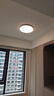 美的（Midea）LED吸頂燈臥室兒童房走廊陽臺燈全光譜護(hù)眼智控?zé)艟咻x月白包安裝 曬單實(shí)拍圖