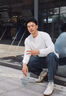 倉石一樹(shù)倉石一樹(shù)重磅美式亨利衫長(cháng)袖T恤男2025秋冬季新款寬松休閑打底衫 白色 XL 曬單實(shí)拍圖
