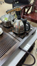 金灶（KAMJOVE）自動(dòng)上水整套茶具套裝 雞翅木實(shí)木茶盤(pán)功夫茶臺(tái)茶海電熱茶爐K-185 搭配K9 陶瓷茶具 茶渣桶 1個(gè) 曬單實(shí)拍圖
