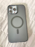 邦克仕適用蘋果13 Pro Max手機保護殼 iPhone13promax防摔磁吸殼 耐磨男女通用款保護套不易沾指紋 黑 曬單實拍圖