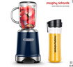 摩飛電器（Morphyrichards）榨汁機(jī)【國家補(bǔ)貼】便攜式果汁機(jī)家用料理攪拌機(jī)梅森杯雙杯水果電動(dòng)榨汁杯MR9500藍(lán)色 曬單實(shí)拍圖