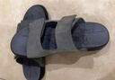 駱駝（CAMEL）磨砂牛皮舒適軟彈兩穿休閑戶外涼拖勃肯鞋男 G15M640019 灰色 43 曬單實(shí)拍圖