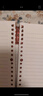 得力（deli）B5不硌手活頁(yè)本線(xiàn)圈本筆記本本子深紅橫線(xiàn)可開(kāi)合初高中作業(yè)本HB550 曬單實(shí)拍圖