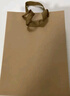 悠格碼 加厚牛皮紙袋手提袋 禮品袋服裝茶葉送禮購物包裝袋商務會議紙質(zhì)袋子原色 豎款小號10個裝 20*10*28cm 曬單實拍圖