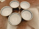 億嘉（IJARL）陶瓷碗5英寸飯碗日式釉下彩高腳防燙甜品碗水果碗家用 和風(fēng)5只裝 曬單實(shí)拍圖